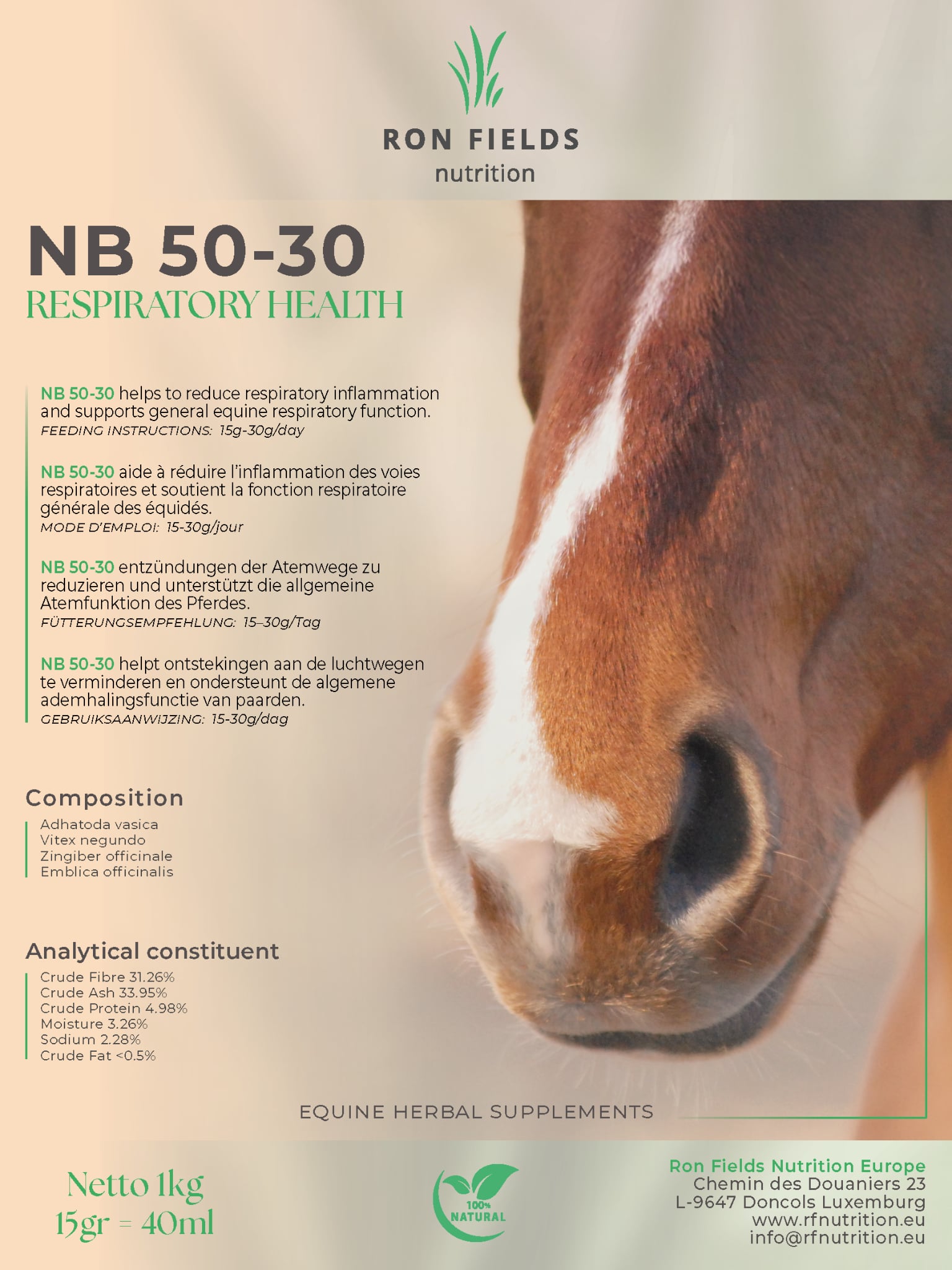 NB50-30 – Natural Respiratory Support for Horses - Image 3